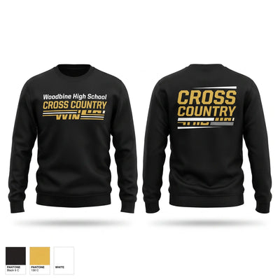 Woodbine High School Cross Country Crew Neck Sweatshirt - 1
