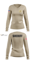 Bryan County Sheriff’s Office Women's Long Sleeve V-neck Shirt - 4
