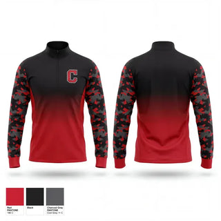 Quarter Zip Jacket, Central High School Tennis, Tennis, Teamtime, Team time, sublimation, custom sports apparel, team uniforms, spirit wear, spiritwear, sports uniforms, custom shirts, team store, custom team store, fundraiser sports, apparel fundraiser