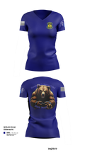 Troop A Crime Wreckers Women's Short Sleeve V-neck Shirt - 24