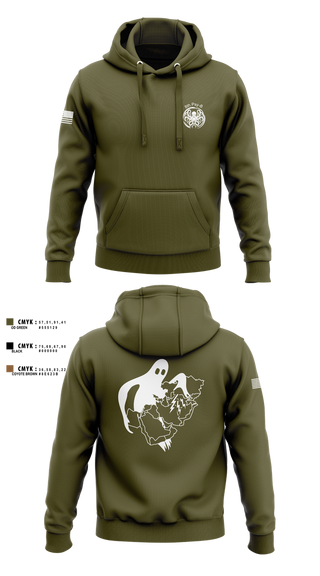 Hoodie, A Co 8th Psy-B, Army, Teamtime, Team time, sublimation, custom sports apparel, team uniforms, spirit wear, spiritwear, sports uniforms, custom shirts, team store, custom team store, fundraiser sports, apparel fundraiser