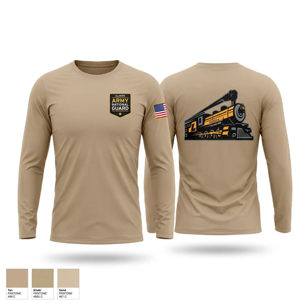 Long Sleeve Performance Shirt, Lima Locomotives, Army, Teamtime, Team time, sublimation, custom sports apparel, team uniforms, spirit wear, spiritwear, sports uniforms, custom shirts, team store, custom team store, fundraiser sports, apparel fundraiser