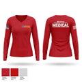 MedStar Solutions Women's Long Sleeve V-neck Shirt - 1