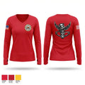 WEPS/G-3 61873660 Women's Long Sleeve V-neck Shirt - 1