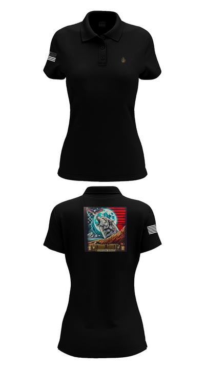 1st Combat Readiness Regiment 40922335 Women's Short Sleeve Performance Polo  - 35