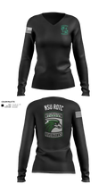 River Hawks 91218666 Women's Long Sleeve V-neck Shirt - 150
