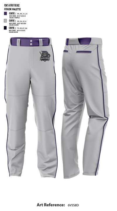 Dungeness Greywolves Baseball Pants - 5
