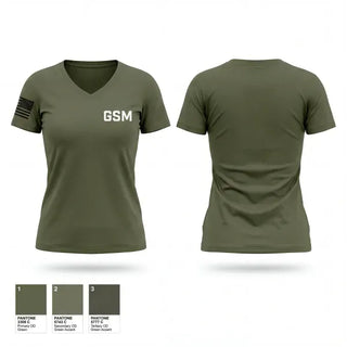 Womens Short Sleeve Vneck Shirt, GSM, Marines, Teamtime, Team time, sublimation, custom sports apparel, team uniforms, spirit wear, spiritwear, sports uniforms, custom shirts, team store, custom team store, fundraiser sports, apparel fundraiser