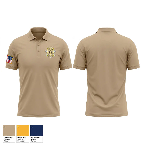 Short Sleeve Performance Polo, FULTON COUNTY SHERIFF, Police, Teamtime, Team time, sublimation, custom sports apparel, team uniforms, spirit wear, spiritwear, sports uniforms, custom shirts, team store, custom team store, fundraiser sports, apparel fundraiser