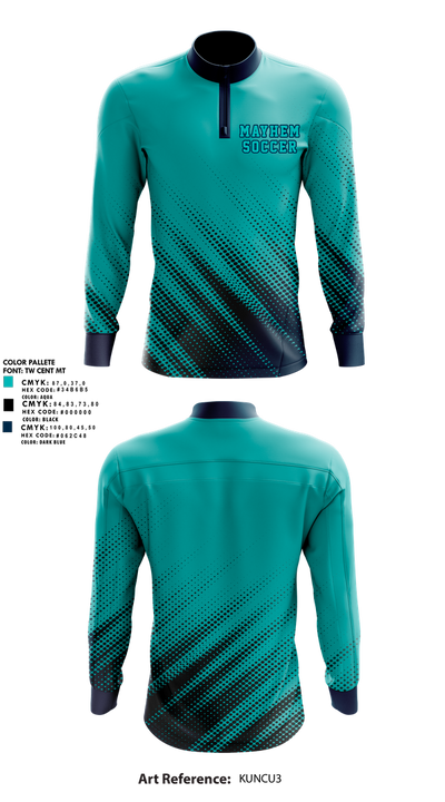 Mayhem 77452719 Quarter Zip Jacket - 1