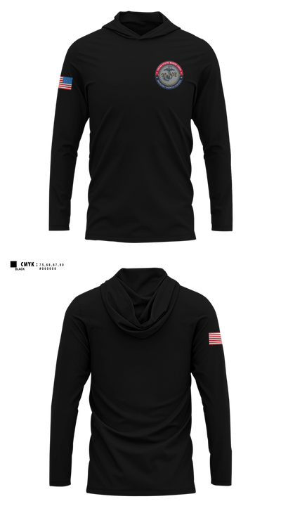 MCAS Miramar Emergency Dispatch Long Sleeve Performance Shirt with hood - 3