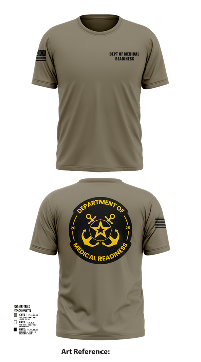 DEPT OF MEDICAL READINESS 60884043 Short Sleeve Performance Shirt - 11