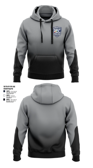 Hoodie, Rainbow City Police Department, Police, Teamtime, Team time, sublimation, custom sports apparel, team uniforms, spirit wear, spiritwear, sports uniforms, custom shirts, team store, custom team store, fundraiser sports, apparel fundraiser