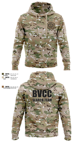 Hoodie, BVCC Search Team, Police, Teamtime, Team time, sublimation, custom sports apparel, team uniforms, spirit wear, spiritwear, sports uniforms, custom shirts, team store, custom team store, fundraiser sports, apparel fundraiser