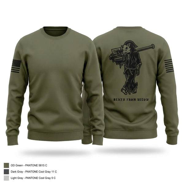 Crew Neck Sweatshirt, 1st LAAD / Alpha/Hogs, Marines, Teamtime, Team time, sublimation, custom sports apparel, team uniforms, spirit wear, spiritwear, sports uniforms, custom shirts, team store, custom team store, fundraiser sports, apparel fundraiser