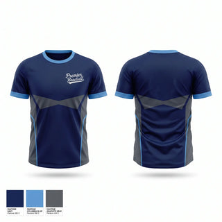 Soft Poly Tee Cotton Like Feel, Premier Baseball, Baseball, Teamtime, Team time, sublimation, custom sports apparel, team uniforms, spirit wear, spiritwear, sports uniforms, custom shirts, team store, custom team store, fundraiser sports, apparel fundraiser