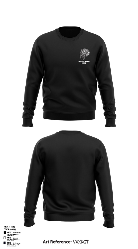 Crew Neck Sweatshirt, Wauseon Indians Diving, Swimming, Teamtime, Team time, sublimation, custom sports apparel, team uniforms, spirit wear, spiritwear, sports uniforms, custom shirts, team store, custom team store, fundraiser sports, apparel fundraiser