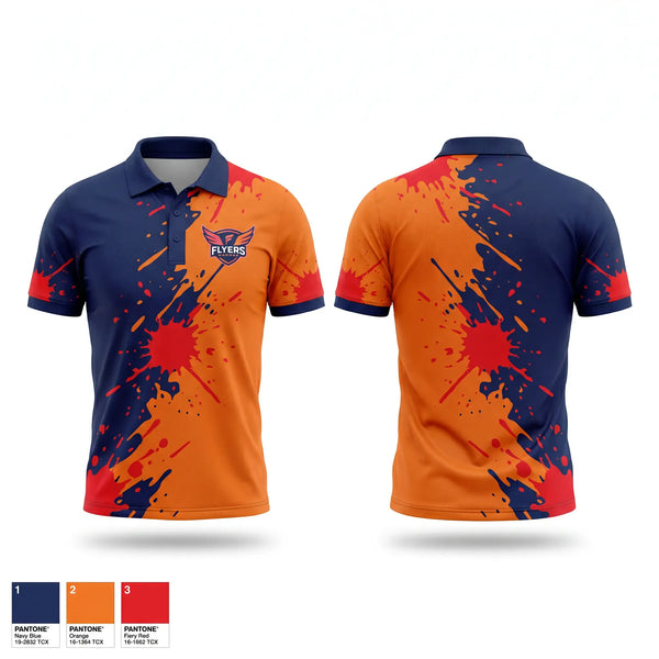Short Sleeve Performance Polo, Heartland Flyers, Track & Field, Teamtime, Team time, sublimation, custom sports apparel, team uniforms, spirit wear, spiritwear, sports uniforms, custom shirts, team store, custom team store, fundraiser sports, apparel fundraiser