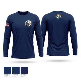 Long Sleeve Performance Shirt, American Criminal Justice Association, Police, Teamtime, Team time, sublimation, custom sports apparel, team uniforms, spirit wear, spiritwear, sports uniforms, custom shirts, team store, custom team store, fundraiser sports, apparel fundraiser
