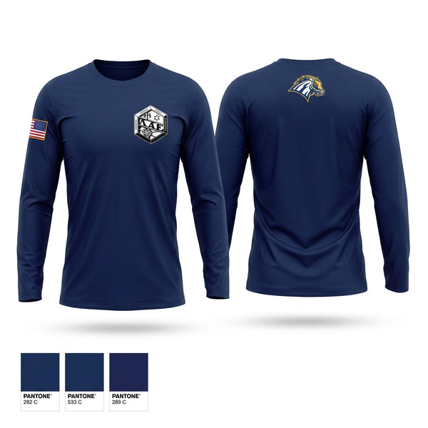 Long Sleeve Performance Shirt, American Criminal Justice Association, Police, Teamtime, Team time, sublimation, custom sports apparel, team uniforms, spirit wear, spiritwear, sports uniforms, custom shirts, team store, custom team store, fundraiser sports, apparel fundraiser