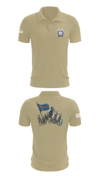 Short Sleeve Performance Polo, GSP POST 5 DALTON, Police, Teamtime, Team time, sublimation, custom sports apparel, team uniforms, spirit wear, spiritwear, sports uniforms, custom shirts, team store, custom team store, fundraiser sports, apparel fundraiser