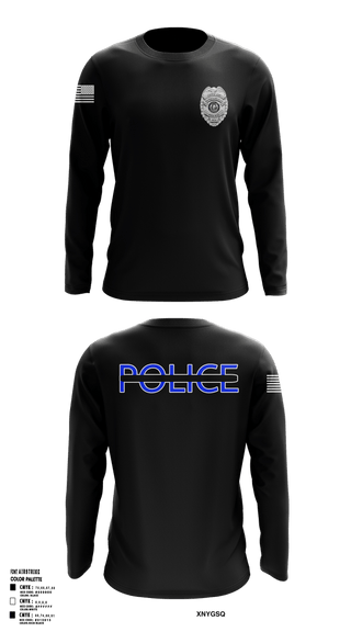 Long Sleeve Performance Shirt, Barbourville Police Department, Police, Teamtime, Team time, sublimation, custom sports apparel, team uniforms, spirit wear, spiritwear, sports uniforms, custom shirts, team store, custom team store, fundraiser sports, apparel fundraiser