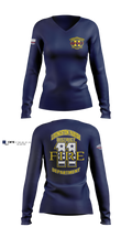 Livingston Fire District 11 23645532 Women's Long Sleeve V-neck Shirt - 5