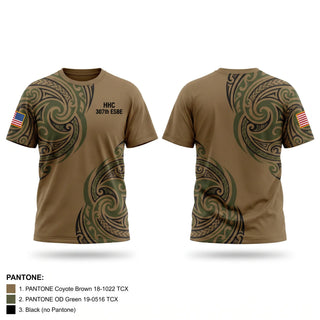 Old School Cotton Feel Shirt, HHC, 307th ESB-E, Army, Teamtime, Team time, sublimation, custom sports apparel, team uniforms, spirit wear, spiritwear, sports uniforms, custom shirts, team store, custom team store, fundraiser sports, apparel fundraiser