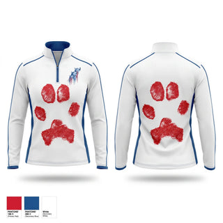 Quarter Zip Jacket, Huskies, Men's Basketball, Teamtime, Team time, sublimation, custom sports apparel, team uniforms, spirit wear, spiritwear, sports uniforms, custom shirts, team store, custom team store, fundraiser sports, apparel fundraiser