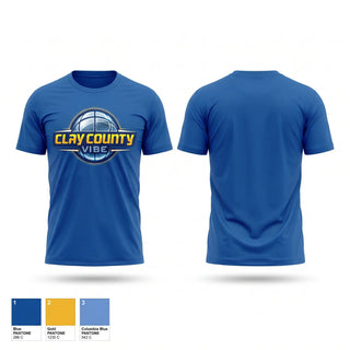 Short Sleeve Performance Shirt, Clay County Vibe, Men's Basketball, Teamtime, Team time, sublimation, custom sports apparel, team uniforms, spirit wear, spiritwear, sports uniforms, custom shirts, team store, custom team store, fundraiser sports, apparel fundraiser
