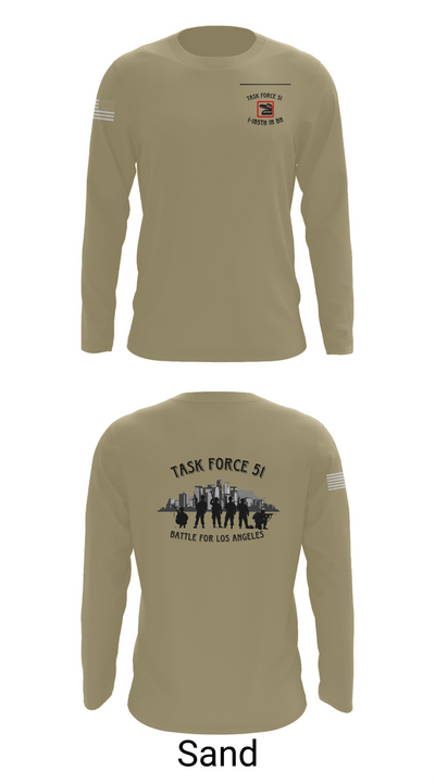 1-185th IN BN 23098536 Long Sleeve Performance Shirt 82