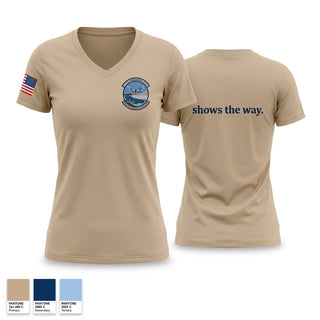 Womens Short Sleeve Vneck Shirt, CAP GA-160, Air Force, Teamtime, Team time, sublimation, custom sports apparel, team uniforms, spirit wear, spiritwear, sports uniforms, custom shirts, team store, custom team store, fundraiser sports, apparel fundraiser
