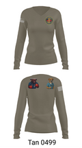 USS Boxer 48343229 Women's Long Sleeve V-neck Shirt - 73