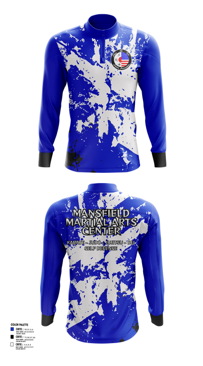 Mansfield Martial Arts Center Quarter Zip Jacket - 6