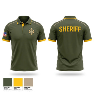 Short Sleeve Performance Polo, Riverside county sheriff, Police, Teamtime, Team time, sublimation, custom sports apparel, team uniforms, spirit wear, spiritwear, sports uniforms, custom shirts, team store, custom team store, fundraiser sports, apparel fundraiser