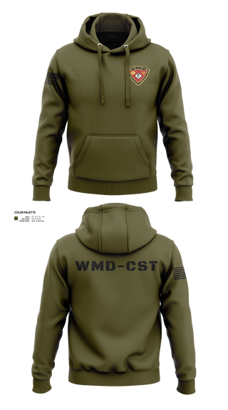 Hoodie, 2nd WMD CST, Army, Teamtime, Team time, sublimation, custom sports apparel, team uniforms, spirit wear, spiritwear, sports uniforms, custom shirts, team store, custom team store, fundraiser sports, apparel fundraiser