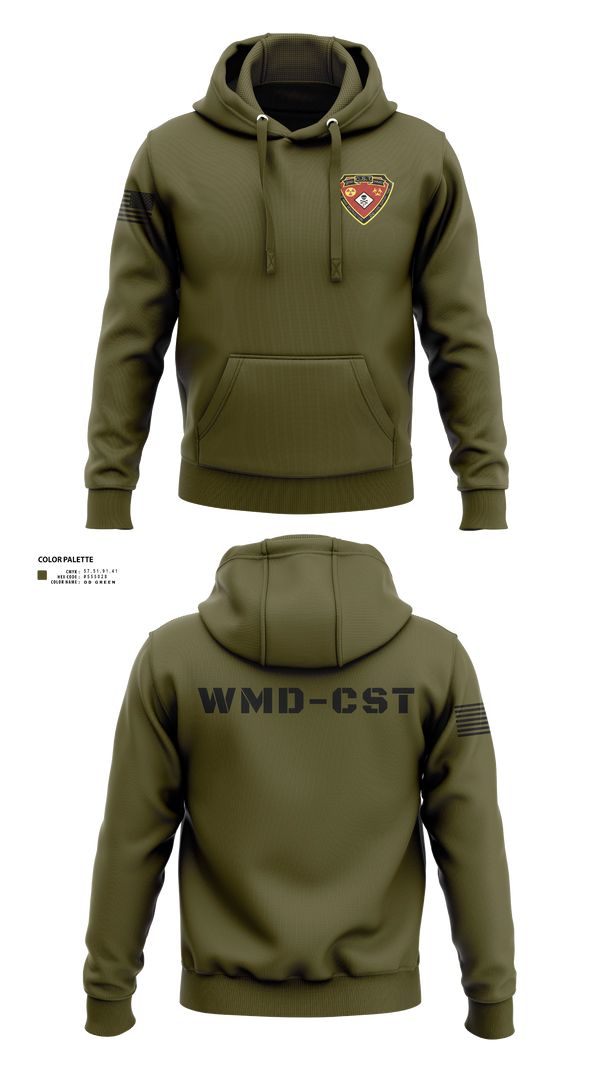 Hoodie, 2nd WMD CST, Army, Teamtime, Team time, sublimation, custom sports apparel, team uniforms, spirit wear, spiritwear, sports uniforms, custom shirts, team store, custom team store, fundraiser sports, apparel fundraiser