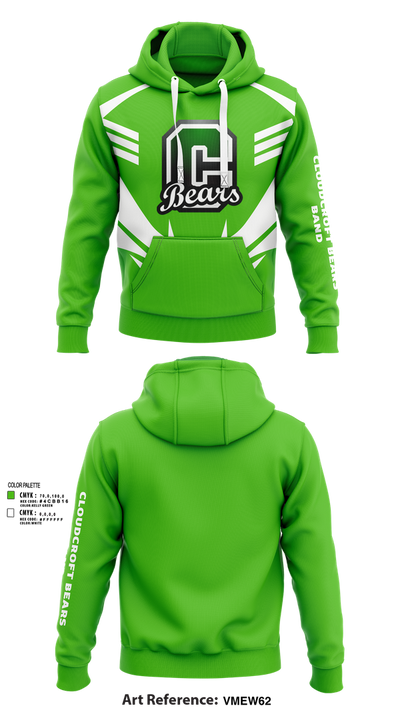 Cloudcroft Bears Band 7760214 Hoodie - 51
