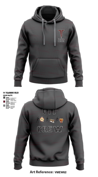 Hoodie, Tates Creek Commodore Marching Band, , Teamtime, Team time, sublimation, custom sports apparel, team uniforms, spirit wear, spiritwear, sports uniforms, custom shirts, team store, custom team store, fundraiser sports, apparel fundraiser
