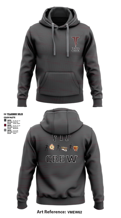 Tates Creek Commodore Marching Band 89395376 Hoodie - 1 (1)