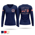 Bridgeton Fire C Shift Women's Long Sleeve V-neck Shirt - 1