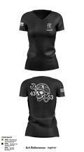 4-3 AHB 47022707 Women's Short Sleeve V-neck Shirt - 3