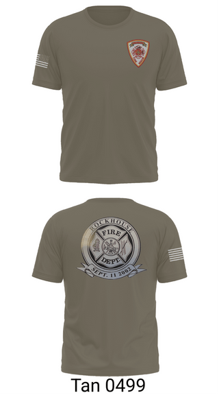 Old School Cotton Feel Shirt, Rockhouse vol Fire department, Fire Department, Teamtime, Team time, sublimation, custom sports apparel, team uniforms, spirit wear, spiritwear, sports uniforms, custom shirts, team store, custom team store, fundraiser sports, apparel fundraiser