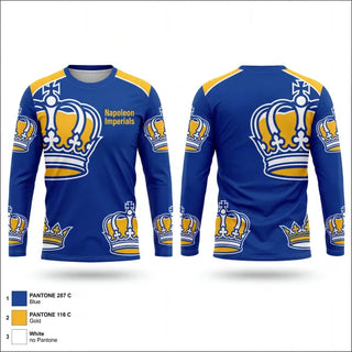 Long Sleeve Performance Shirt, Napoleon Imperials, Wrestling, Teamtime, Team time, sublimation, custom sports apparel, team uniforms, spirit wear, spiritwear, sports uniforms, custom shirts, team store, custom team store, fundraiser sports, apparel fundraiser