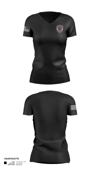 Womens Short Sleeve Vneck Shirt, Free State “DUSTOFF”, , Teamtime, Team time, sublimation, custom sports apparel, team uniforms, spirit wear, spiritwear, sports uniforms, custom shirts, team store, custom team store, fundraiser sports, apparel fundraiser