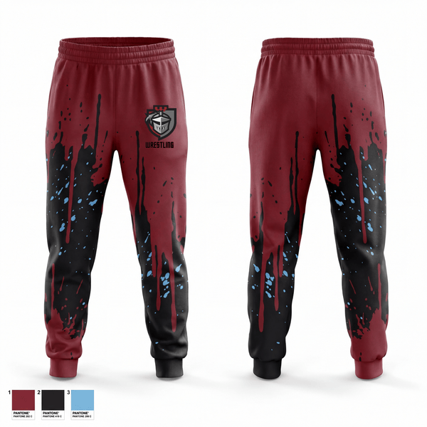 Sweatpants, Lansingburgh Knights, Wrestling, Teamtime, Team time, sublimation, custom sports apparel, team uniforms, spirit wear, spiritwear, sports uniforms, custom shirts, team store, custom team store, fundraiser sports, apparel fundraiser