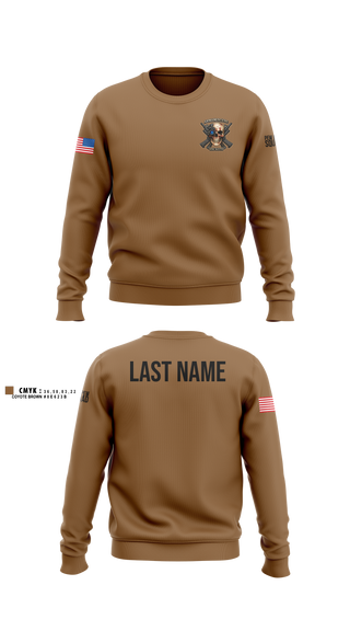 Crew Neck Sweatshirt, HSC 615TH ASB, Army, Teamtime, Team time, sublimation, custom sports apparel, team uniforms, spirit wear, spiritwear, sports uniforms, custom shirts, team store, custom team store, fundraiser sports, apparel fundraiser