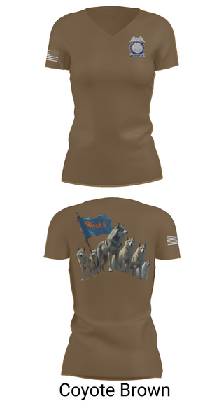 Womens Short Sleeve Vneck Shirt, GSP POST 5 DALTON, Police, Teamtime, Team time, sublimation, custom sports apparel, team uniforms, spirit wear, spiritwear, sports uniforms, custom shirts, team store, custom team store, fundraiser sports, apparel fundraiser