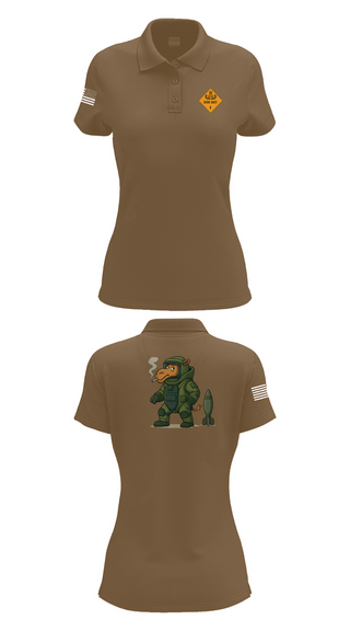 Womens Short Sleeve Performance Polo, 1st EOD DET, , Teamtime, Team time, sublimation, custom sports apparel, team uniforms, spirit wear, spiritwear, sports uniforms, custom shirts, team store, custom team store, fundraiser sports, apparel fundraiser