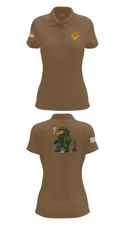 1st EOD DET 18111177 Women's Short Sleeve Performance Polo  - 15
